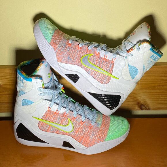 Nike Mens Kobe IX Elite High Protro Shoes Sz 9 New Sneaker FZ7335-101 w/ Box main image 9